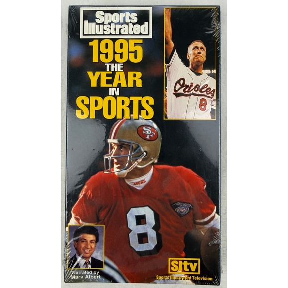 Sports Illustrated Swim Other - Sports Illustrated 1995 The Year In Sports VHS Tape Marv Albert